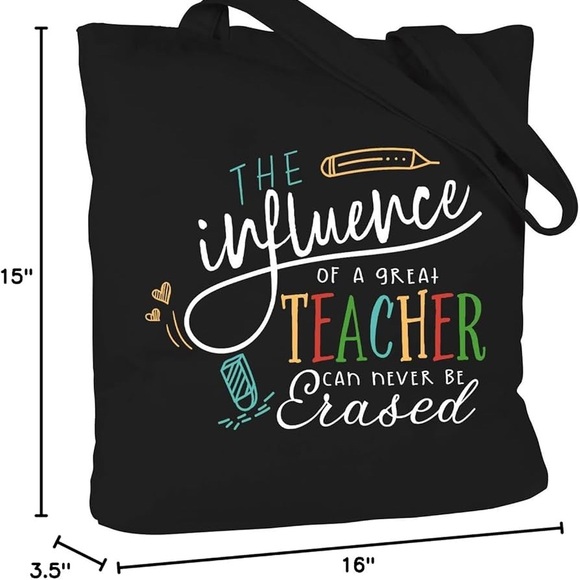 ELEGANTPARK Canvas Tote Bag - Picture 3 of 7